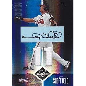MLB�J�[�h�y�Q�[���[�@�V�F�t�B�[���h�z2004 Leaf Limited Monikers Autograph 25������I�i09/25�j�iGary Sheffield�j
