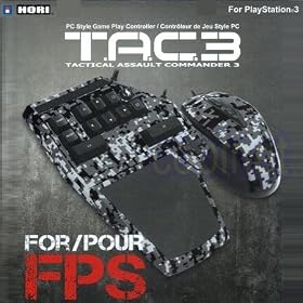 �y���{�������zPS3 Tactical Assault Commander 3 (Camouflage Vers.) FPS�Q�[���p�}�E�X�R���g���[�� �^�N�e�B�J���A�T���g�R�}���_�[3 �k�Ĕ�