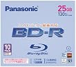 Panasonic �^��p 2�{�� �ǋL�^ �u���[���C�f�B�X�N 25GB 10���p�b�N LM-BR25AP10