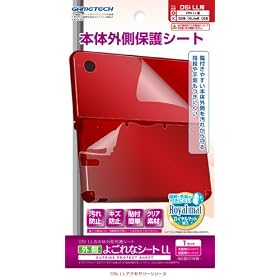 DSi LL�p�{�̊O���ی�V�[�g�w�O���悲��ȃV�[�gLL�x