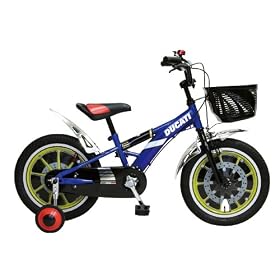 DUCATI(�h�D�J�e�B) KIDS BIKE 18�C���` �X�`�[���t���[�� �V���O��speed BLUE SDK-182