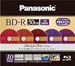 Panasonic �u���[���C�f�B�X�N �^��p2�{�� 50GB(�Ж�2�w �ǋL�^) 10���p�b�N Grace LM-BR50S10RN