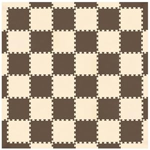 【クリックで詳細表示】happiness ごろリンマットEX 36枚セット ブラウン×ベージュ