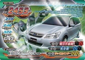 超速変形ジャイロゼッター　M01-39M　エクシーガ　2.0i