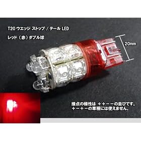 �g�U�^ LED T20 �\�P�b�g ���b�h �� �_�u���� �p�C�i�b�v�� Flux LED ���i�� �e�[�����@�u���[�L��