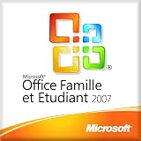  Office Famille et Etudiant  2007 OEM français 1 poste V2 (licence uniquement, pas de CD-Rom)