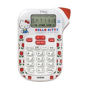 �u���U�[�H�� ���x�����C�^�[ P-touch 190 �n���[�L�e�B�z���C�g PT-190KW