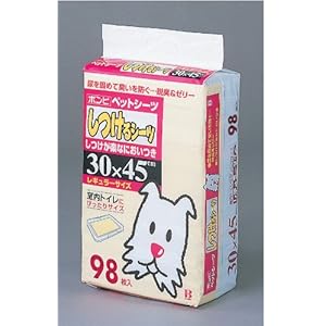 【クリックで詳細表示】ボンビ しつけるシーツレギュラー 98枚入