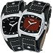 FOSSIL (�t�H�b�V��) �r���v KALEIDO �u���b�N/���b�h�p�l�� AM3696 ���j�Z�b�N�X [���K�A���i]