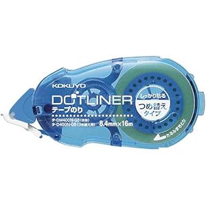 【クリックでお店のこの商品のページへ】コクヨS＆T ドットライナー詰替用テープ(強粘着) 10個