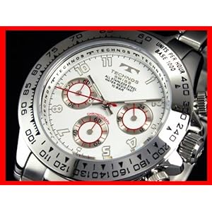 【クリックで詳細表示】[テクノス]TECHNOS 腕時計 クロノグラフ メンズ TBM634SW[並行輸入品]
