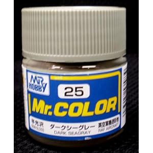 【クリックで詳細表示】Mr.カラー C25 ダークシーグレー 【HTRC 3】