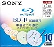 SONY ���{�� �r�f�I�pBD-R �ǋL�^ �Ж�1�w25GB 4�{�� �p�X�e���J���[ 10��P 10BNR1VBCS4