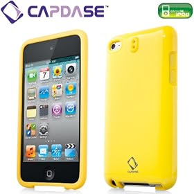 CAPDASE iPod touch 4th Generation Polimor Protective Case, Polish Yellow �uiPod touch ��S�����p �|���}�[�E�v���e�N�e�B�u �P�[�X �i�N���X�^���E�N���A�[ �t���ی�V�[�g �t���j�v �|���b�V���E�C�G���[ PMIPT4-51EE