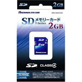 �n�M�����V�X�R�� SD�J�[�h 2GB CLASS4�Ή� T�V���[�Y HPC-SD2GT4C