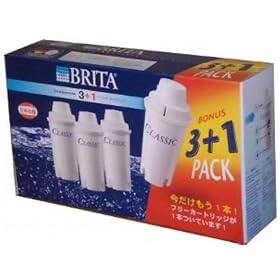 �y���葝�ʃp�b�N�z BRITA (�u���^) CLASSIC(�N���V�b�N) �����p�J�[�g���b�W 3+1�p�b�N