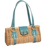 [サック] SAC オーストリッチ型押しエナメルラタンカゴバッグ