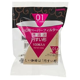�n���I V60�p�y�[�p�[�t�B���^�[���Y�� 1-2�t�p 100���� VCF-01-100M