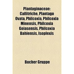 Plantaginaceae: Callitriche, Plantago Ovata, Philcoxia, Philcoxia Minensis, Philcoxia Goiasensis, Philcoxia Bahiensis, Isoplexis