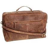 Hydestyle Unisex-Adult Venator Leather Overnight Top-handle Bag Brown UM1816