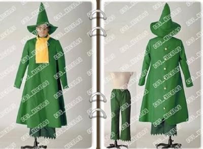  高品質コスプレ衣装 ムーミン　スナフキン  コスチューム、コスプレ