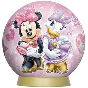 3D���̃p�Y�� �f�B�Y�j�[ 60�s�[�X �A�C�h���~�j�[&�f�C�W�[ (���a��7.6cm)