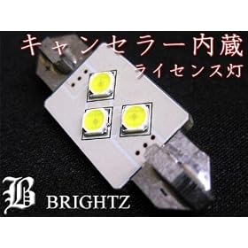 �yBRIGHTZ �����P�x �L�����Z���[����LED�o���u T10-37 �M�` �G���[�[�z