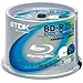 TDK �^��p�u���[���C�f�B�X�N BD-R 25GB 1-4�{�� �z���C�g���C�h�v�����^�u�� 50���X�s���h�� BRV25PWB50PK