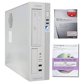 ���Ãf�X�N�g�b�v�p�\�R�� ���� EQUIUM 3520�y2010�N���f���EWindows7 ���[�h �G�N�Z�� �p���[�|�C���g2007�t���z