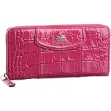 [コーチ] COACH 公式 マディソン エンボスド クロコダイル アコーディオン ジップ アラウンド