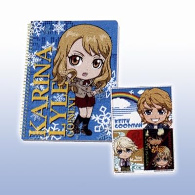  一番くじきゅんキャラわーるど TIGER & BUNNY #01 G賞 ノート&ステッカー KARINA LYIE 単品