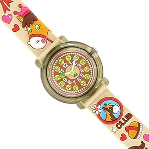  【 ベビーウォッチ / babywatch 】 ◆ ZIP&ZAP / 乗馬　(ブラウン) Chevaux [正規輸入品］（ 子供用 腕時計 フランス 学習時計 Baby Watch Paris ）