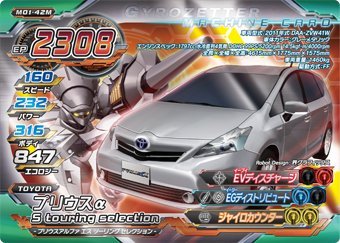 超速変形ジャイロゼッター　M01-42M　プリウスα　s　touring　selection