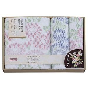 【クリックで詳細表示】【20％OFF】東洋紡 泉州捺染タオルセット(34M263)