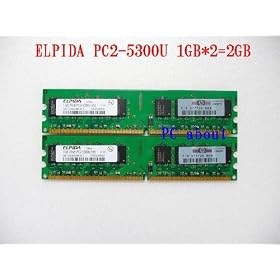 ELPIDA���@���i�� �e�X�N�g�b�v�p�\�R���Ή��p PC2-4200U DDR2-533MHz 240Pin ������ 2GB