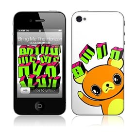MusicSkins  iPhone 4 �p�t���ی�t�B����  Bring Me The Horizon - RILAKUMABMTH!!!  iPhone 4  MSIP4G1043