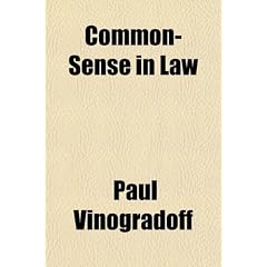 Common-Sense in Law
