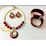 Red Traditional Jewellery Set