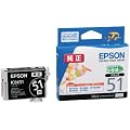 EPSON �����C���N�J�[�g���b�W ICBK51 �u���b�N EP-903F/903A/803A/803AW/703A�p