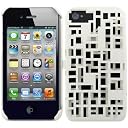 Freshfiber Mondriaan with credit card slot for iPhone 4S/4 Stone White