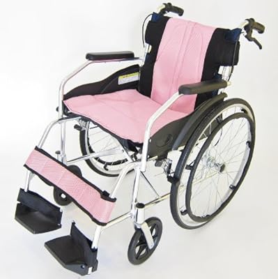 【チャップス全10色】新色！COOLなシャーベットピンクカラー！大手クリニックやケアセンターでの採用実績多数！【軽量】【自走式】【アルミ】【車椅子】【ノーパンクタイヤ】【駐車＆介助ブレーキ付き】【折りたたみ式】【背折れ】【車イス】【介助用にも！】【A101-APK】【送料無料】