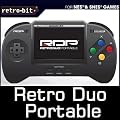 ��COOLNET���@�g�їp�X�[�p�[�t�@�~�R���݊��@�@Retro Duo Portable �u���b�N