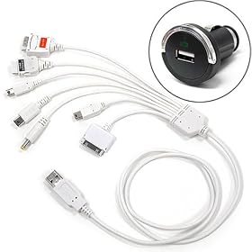 �yAmazon����Z�b�g�z 7in1�X�[�p�[�}���`USB�P�[�u�� + �J�[�A�_�v�^ RCG-U7SPW + WF-01M