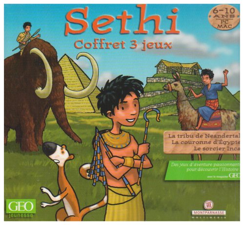  Coffret 2007 Sethi 3 titres ( Inca + Egypte + Préhistoire )