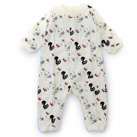Mademoiselle papillon L/s all in one with pocket Bee duck