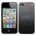 Bling My Thing iPhone 4S/4　Metallic Mirror dot.matrix Blue Mix