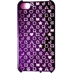 �yMARC BY MARC JACOBS�z iPhone�P�[�X �X�^�[�_�X�g���S/���^���b�N �y4/4S�Ή��z �C�O���A���i�y�J���[�FMETALLIC DARK PURPLE�i���^���b�N �_�[�N �p�[�v���j�z