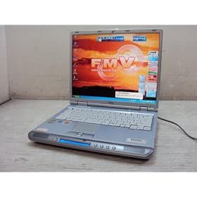 �y���ÁzFUJITSU FMV-BIBLO NB55H ����S1�����ۏ؁� Cel 2.4GHz/512MB/80GB/DVD�}���`/15�^�t��/WinXP Home/AC0704