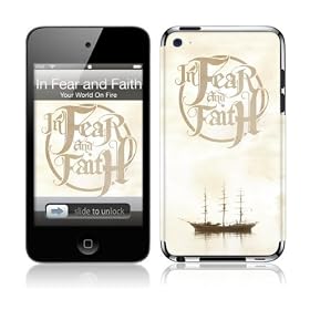 MusicSkins  iPod Touch 4 �p�t���ی�t�B����  In Fear and Faith - Your World On Fire  iPod Touch 4  MSIP4G0395