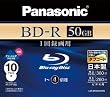 Panasonic �u���[���C�f�B�X�N �^��p4�{�� 50GB(�Ж�2�w �ǋL�^) 10���p�b�N LM-BR50LH10N